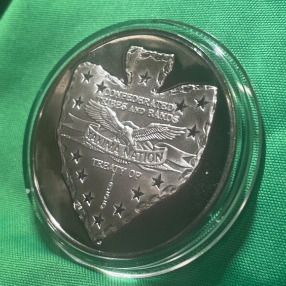 Nation Of The Yakima Silver Round 24.1 Grams of .999 Silver116365282798 - Picture 3 of 6